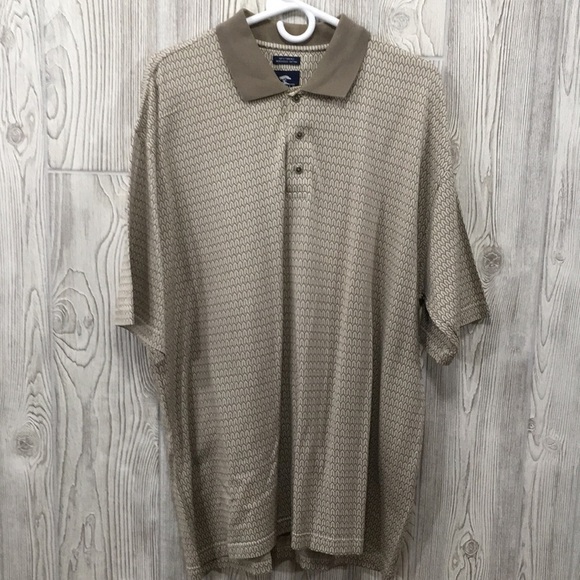 Pebble Beach Golf Polo Tan Size Large - Picture 1 of 5
